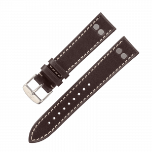 Watch Straps Pilot strap dark brown "Stuttgart / Karlsruhe"